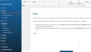 Penambahan files di NVivo 15