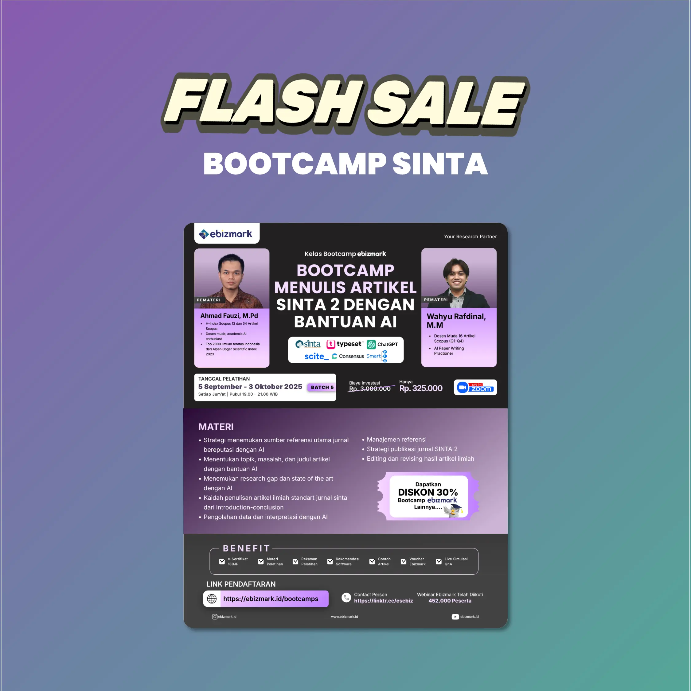 bundle-Flash Sale Bootcamp SINTA 2