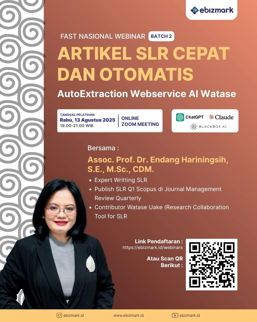 Webinar Artikel Systematic Literature Review (SLR) Cepat dan Otomatis Batch 2