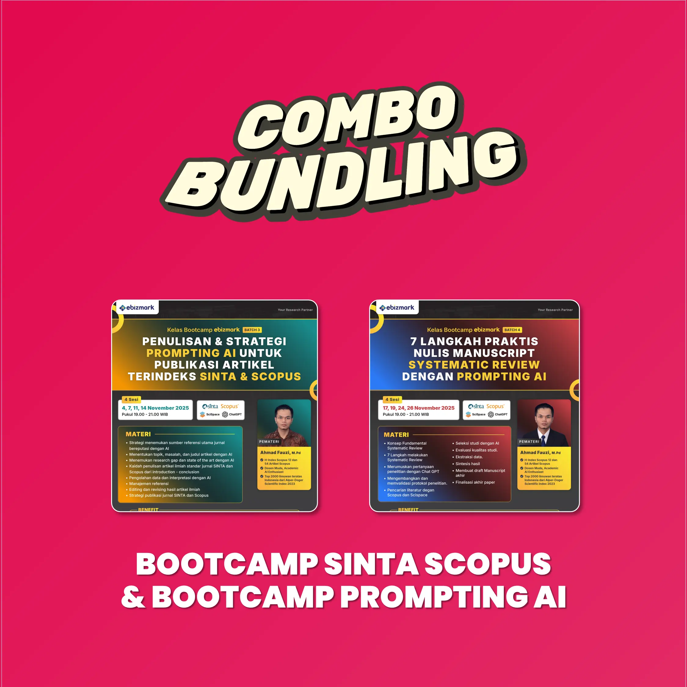 bundle-COMBO Bundling Bootcamp PENULISAN ARTIKEL SINTA SCOPUS & PROMPTING AI