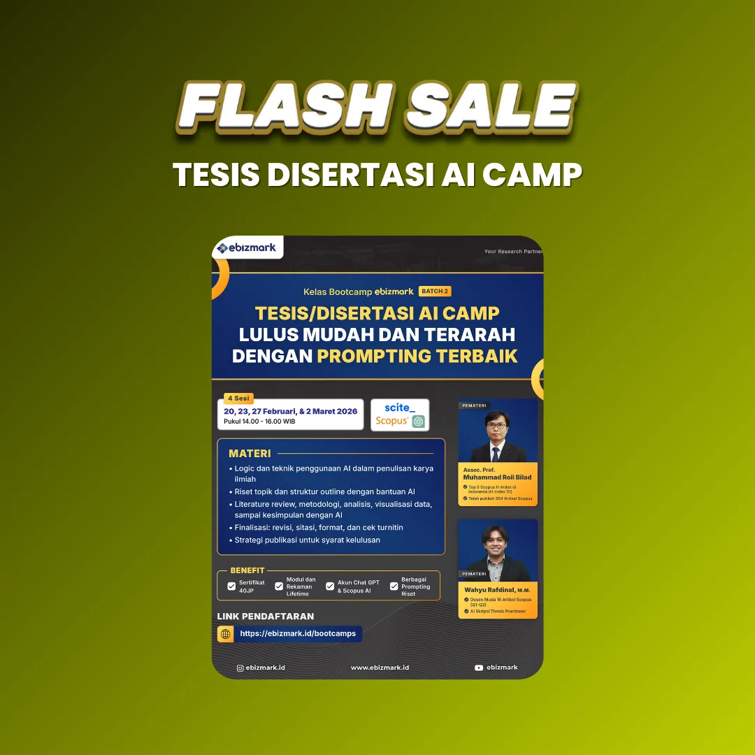 bundle-Flash Sale Bootcamp Tesis/Disertasi AI Camp Batch 2