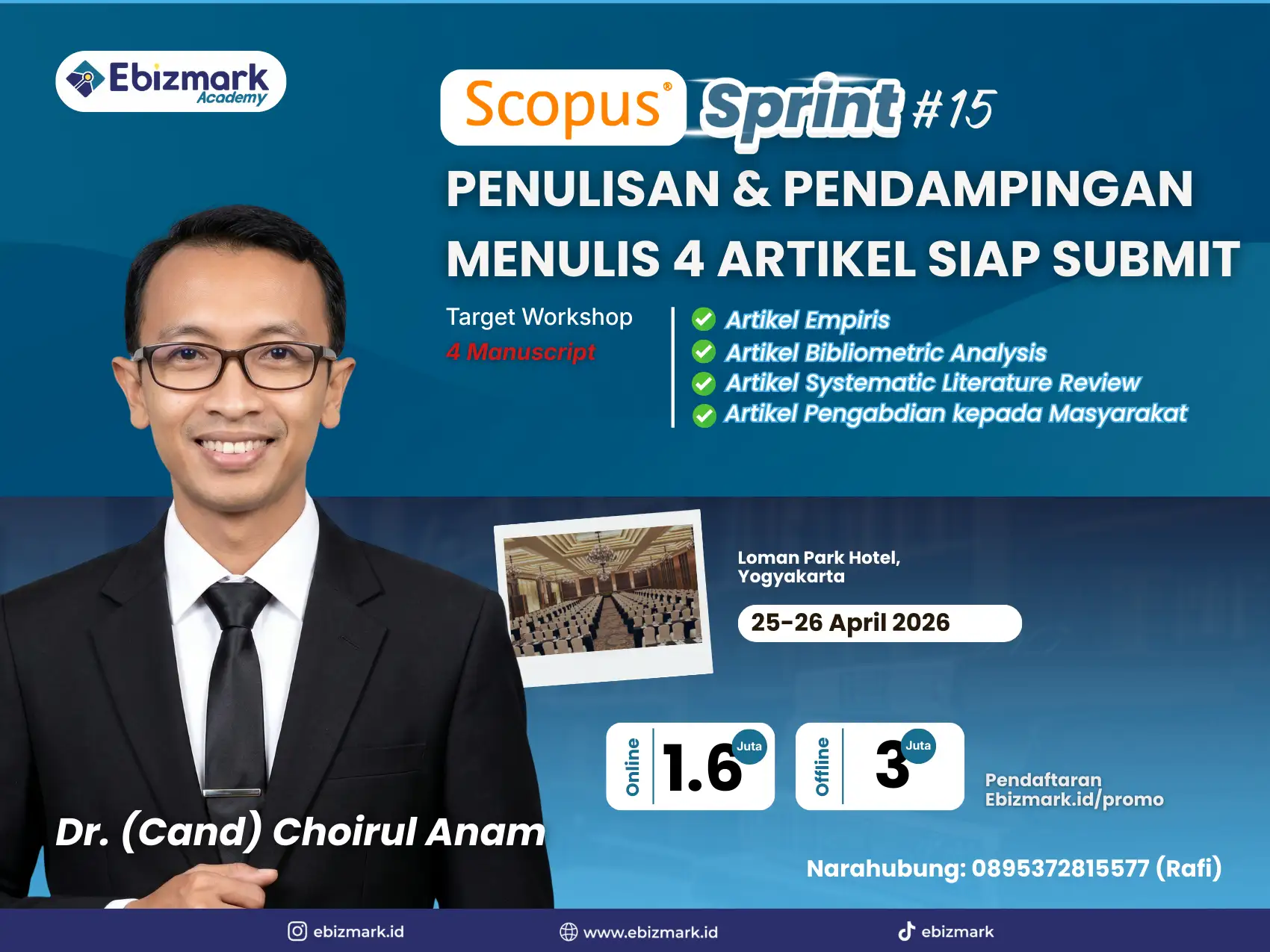 bundle-Scopus Sprint #15 Penulisan & pendampingan menulis 4 Artikel siap submit