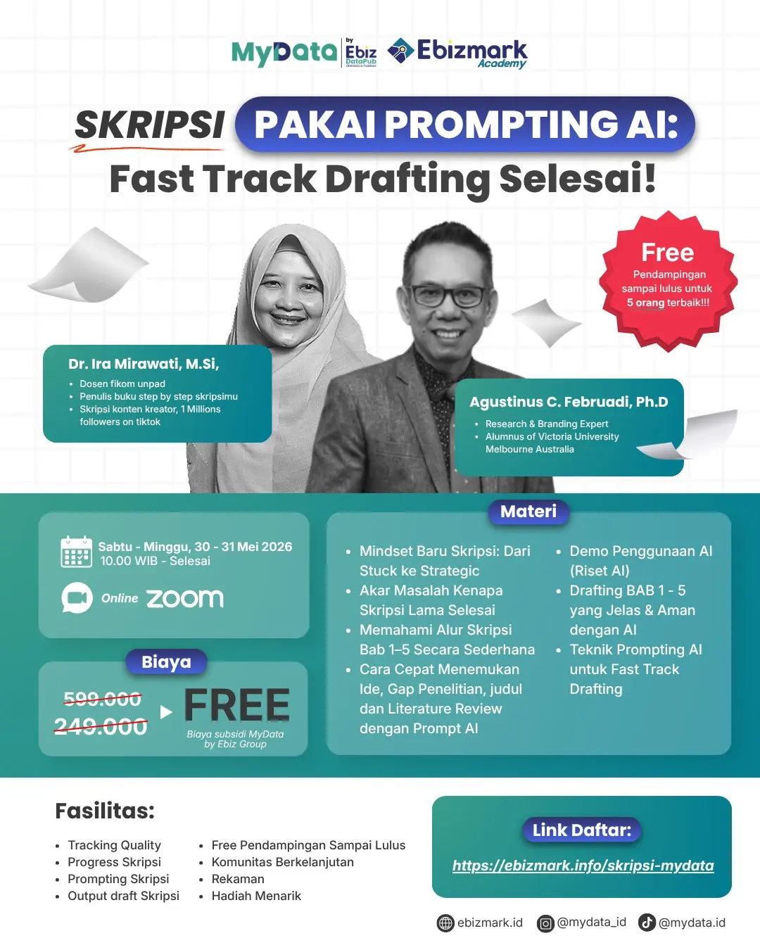 Webinar SKRIPSI PAKAI PROMPTING AI: Fast Track Drafting Selesai!