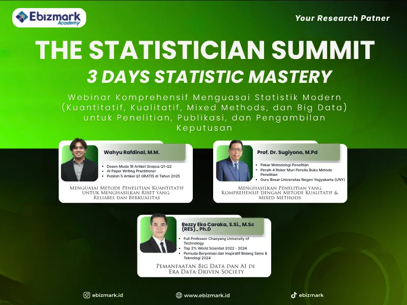 Short-class 3 Days Statistic Mastery: The Statistician Summit