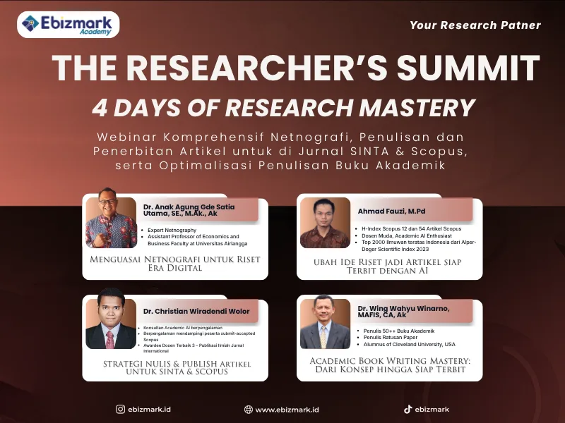 Short-class 4 Days Research Mastery: The Researcher's Summit