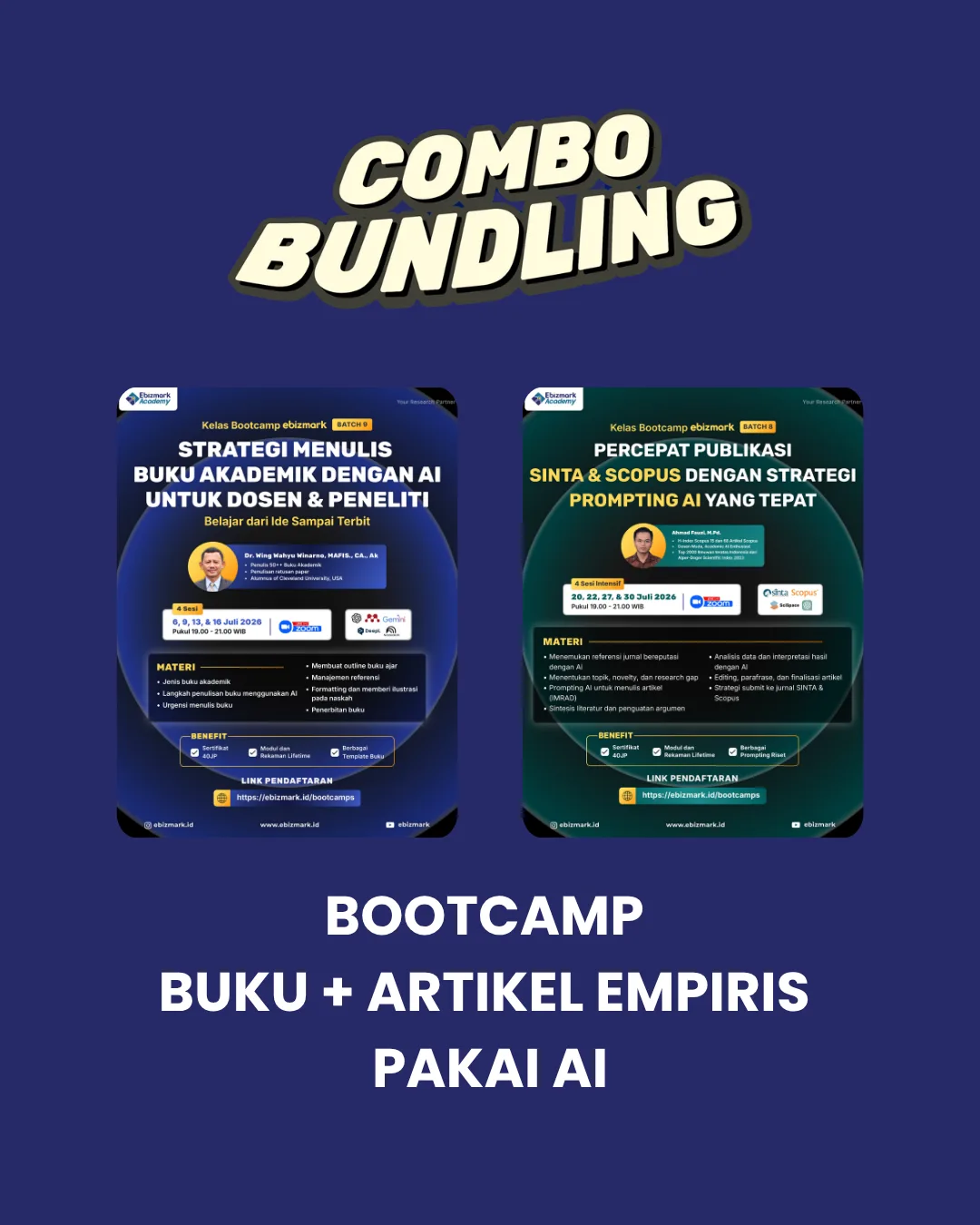 bundle-BUNDLING SPECIAL BOOTCAMP BUKU + ARTIKEL EMPIRIS