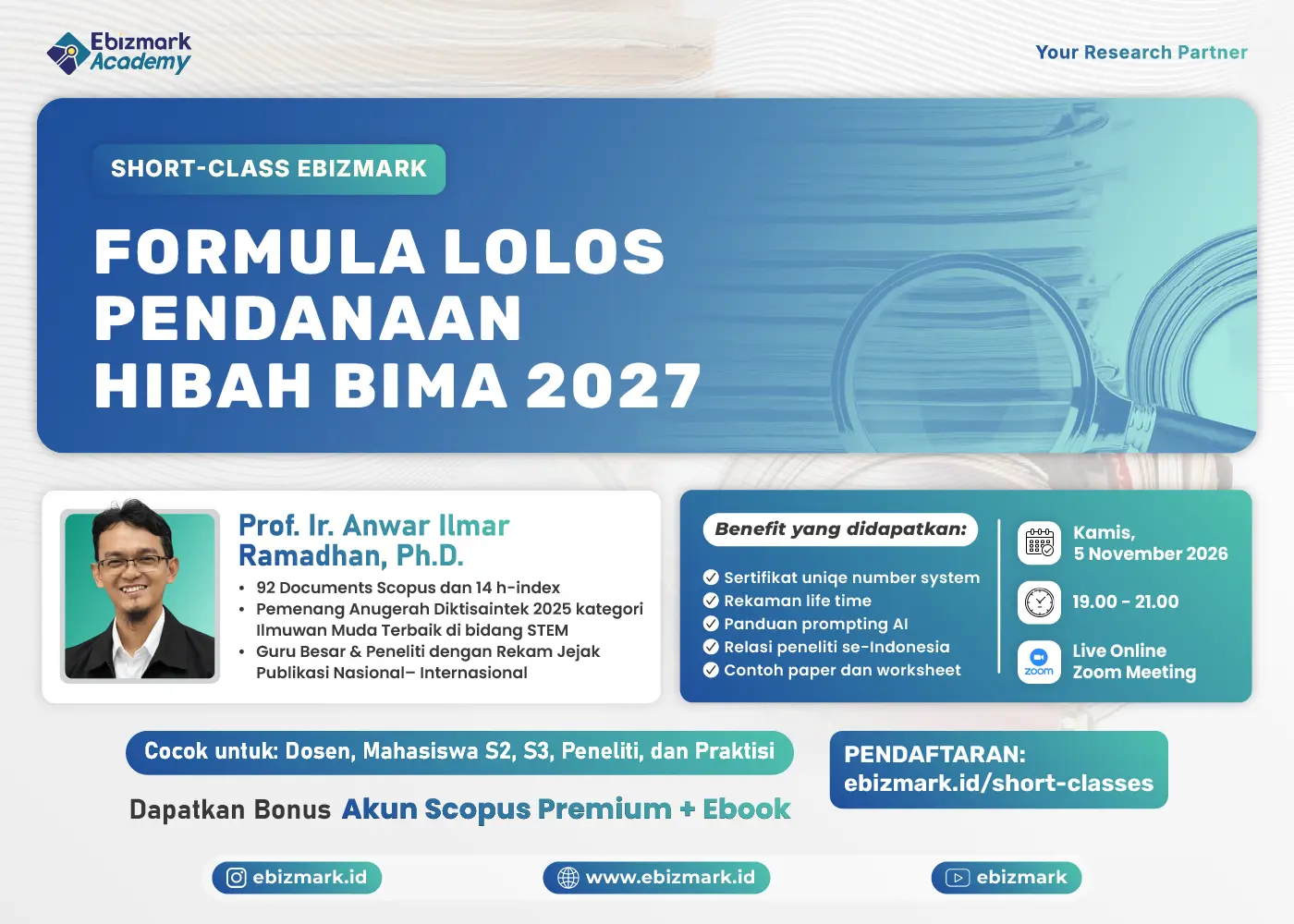 Short-class FORMULA LOLOS PENDANAAN HIBAH BIMA 2027