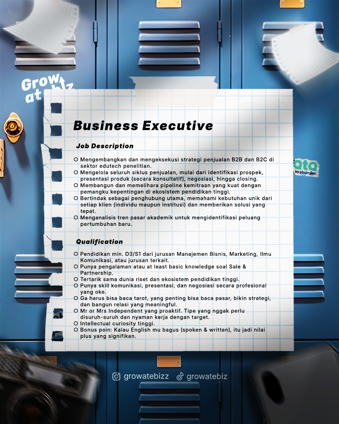Poster Business Executive 