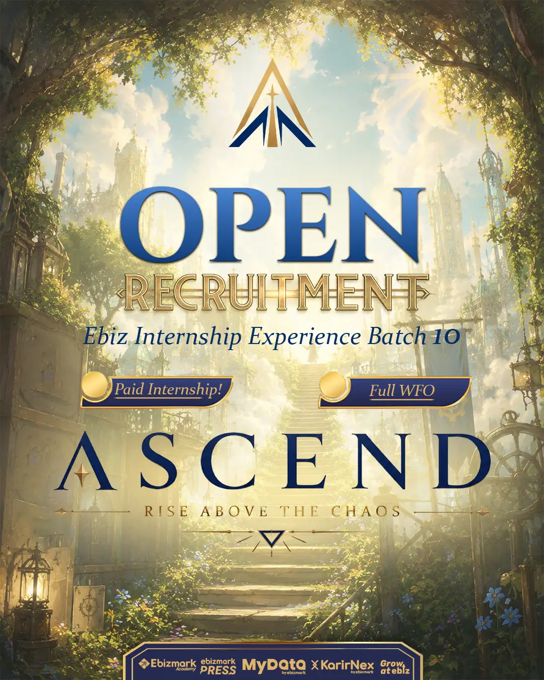 Poster ASCEND - Ebiz Internship Batch X (FULL WFO)