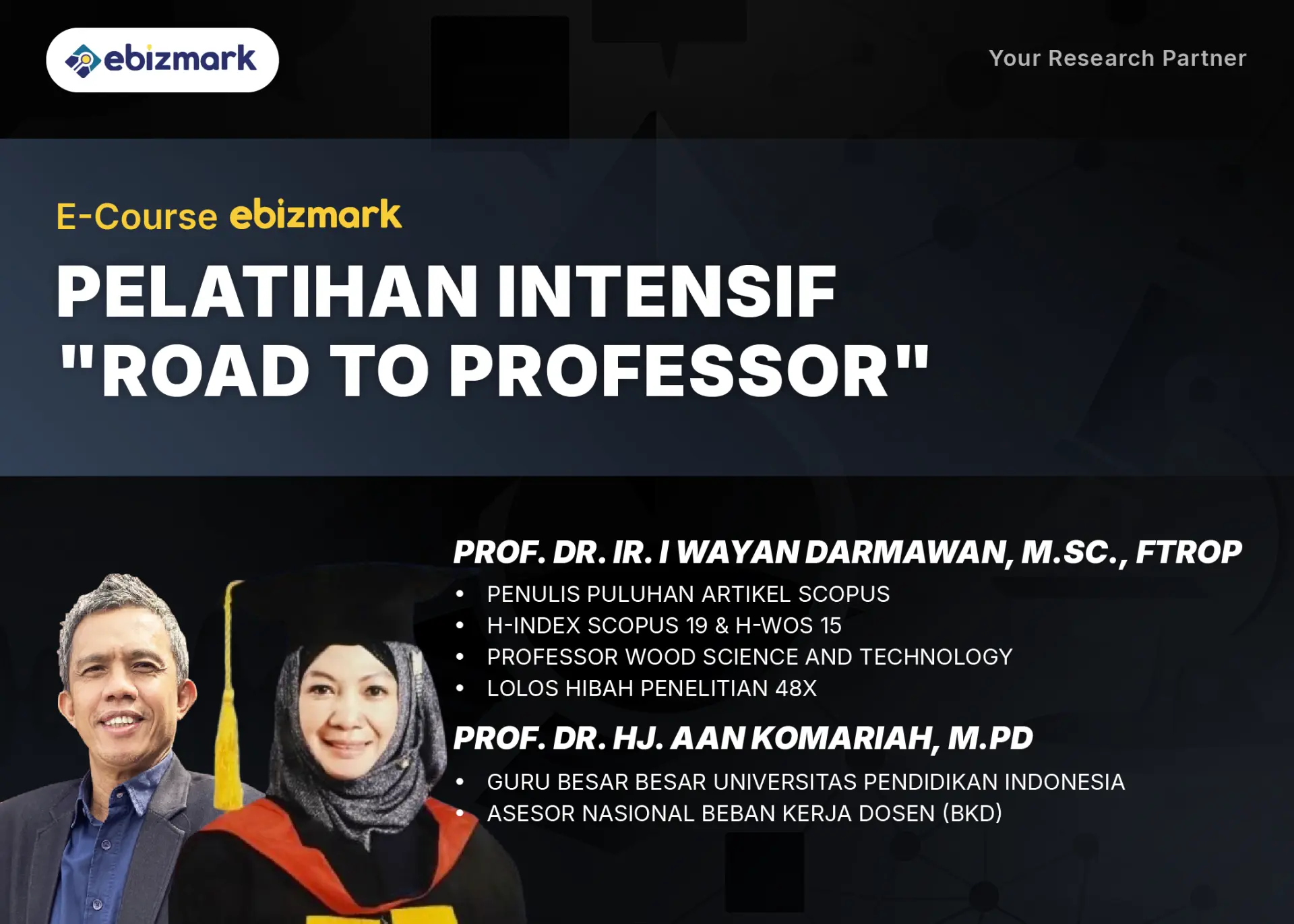Pelatihan Intensif "Road to Professor"