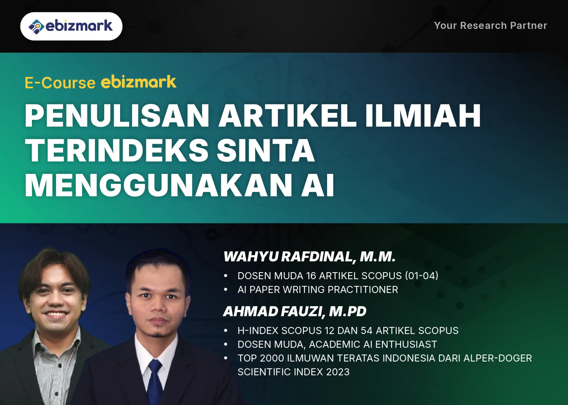 Penulisan Artikel Ilmiah Terindeks SINTA Menggunakan AI